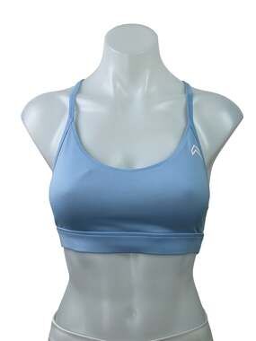 Oner Active Everyday Blue Racerback Workout Active Sports Bra Crop Tank Top S/M